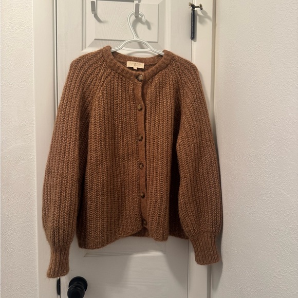 Sezane Sweaters - Sezane Emilie Mottled Camel Sweater
